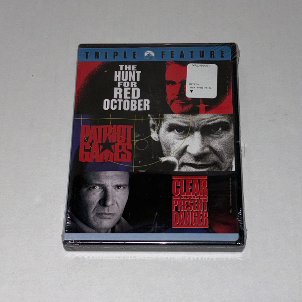 Paramount Triple Action Feature DVD 3 Movie Set The Hunt For Red October Plus 2